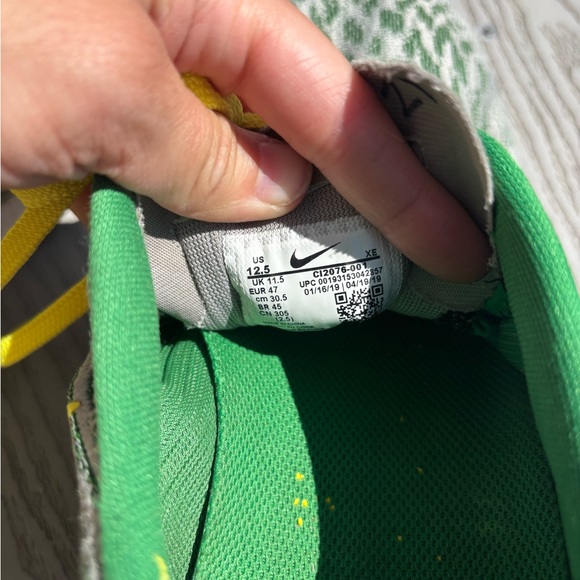 Nike Zoom Pegasus 36 Mighty Oregon Ducks Running Shoes Mens Size 12.5 C1… - Picture 8 of 10